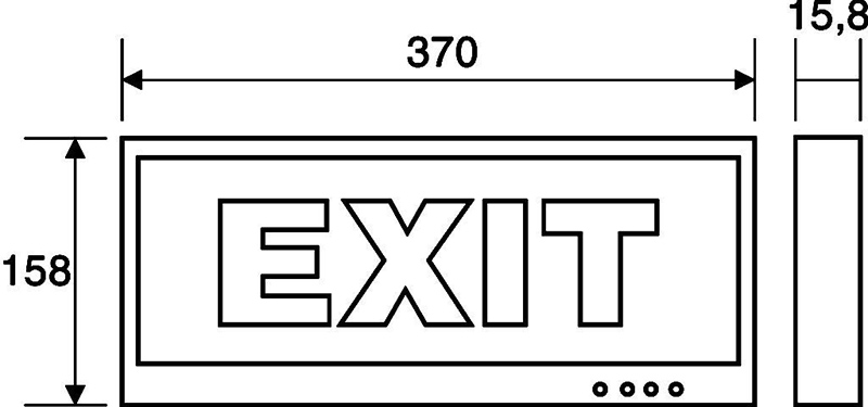 Thông số kỹ thuật Đèn Exit chỉ dẫn Paragon PEXA13SW (EM 601)