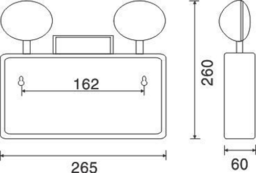 Thông số kỹ thuật Đèn sự cố thoát hiểm Paragon PEMA25SW (SMM 001)