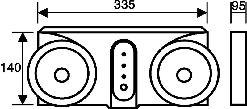 Thông số kỹ thuật Đèn sự cố thoát hiểm Paragon PEMB21SW