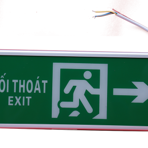 Đèn exit Lilang 1 mặt có chỉ hướng XF-BLZD-2LREI 3WA