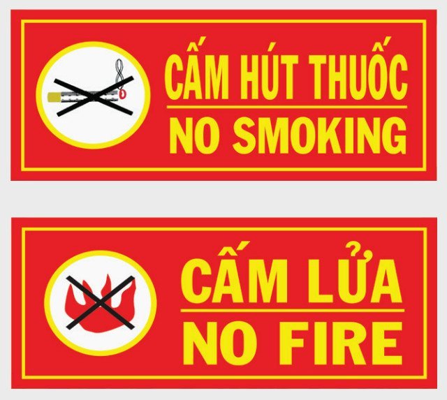 Bộ nội quy tiêu lệnh 4 mảnh Kentom - Ảnh 2