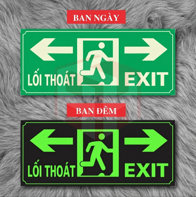 Biển Exit lối thoát mẫu 2