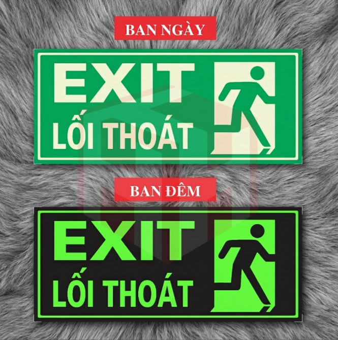 Biển Exit lối thoát mẫu 5