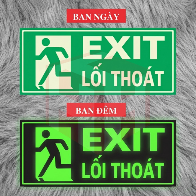 Biển Exit lối thoát mẫu 6