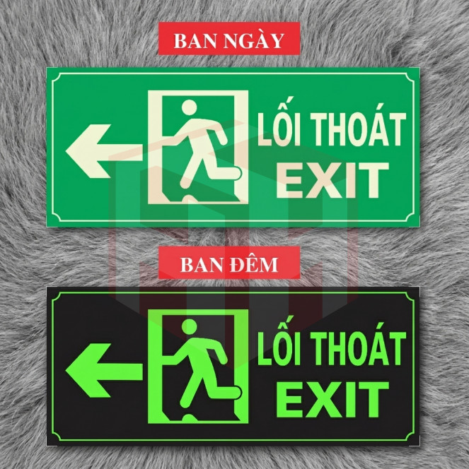 Biển Exit lối thoát mẫu 7