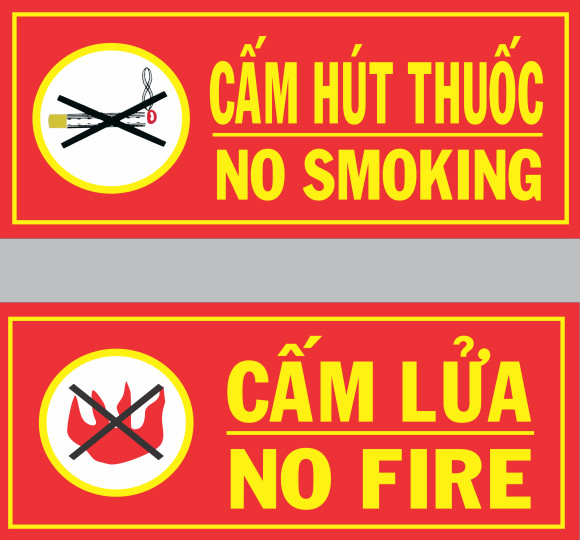 Nội quy gộp 4 tấm 390x160mm