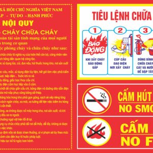 Nội quy gộp 4 tấm 600x400mm